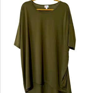 Lularoe XL green tunic shirt